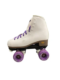 Used Sure Grip INTERNATIONAL SZ 7 Senior Roller Quad Skates White Senior 7