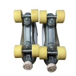Used Sure Grip QUAD SKATES Senior Roller Quad Skates White Senior 8