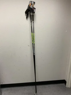 Used Swix RC121 TEAM NORTHUG RACING POLES Mens XC Ski Poles Black Snow Shoe Pole