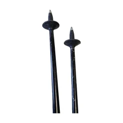 Used Swix TECH LITE JR Boys DH Ski Pole Black 90 cm / 36 in