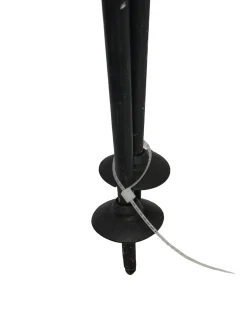 Used Swix TECHLITE Ski Poles Black 125 cm / 50 in