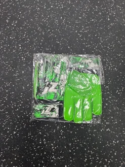 Used TACTIXXS Soccer Goalie Gloves Green 5