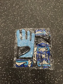Used TACTIXXS Soccer Goalie Gloves Navy Blue 6