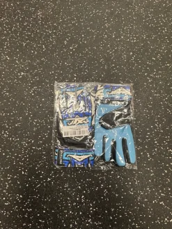 Used TACTIXXS Soccer Goalie Gloves Navy Blue 5