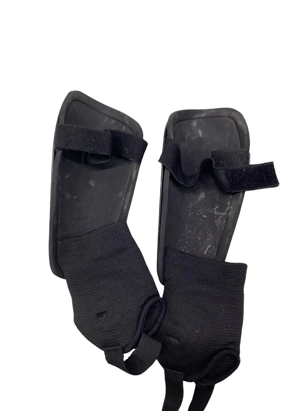 Used TAGVO SHINGUARDS Soccer Shin Guards Junior Black And Red SM