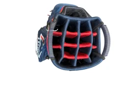 Used Taylormade 14 WAY CART BAG Mens Cart Bag Navy Blue