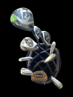 Used Taylormade CALLAWAY/TAYLORMADE/PING Womens Package Set LH Black 10 Piece