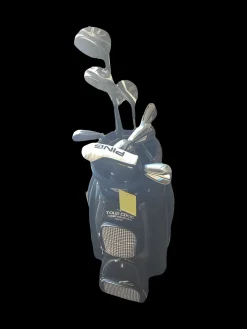 Used Taylormade CALLAWAY/TAYLORMADE/PING Womens Package Set LH Black 10 Piece