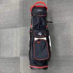 Used Taylormade PRO Men's Cart Bag White/Black/Red