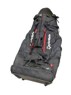 Used Taylormade Wheeled Golf Travel Bag Black