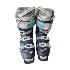 Used Tecnica 85 TEN.2 WMNS SKI BOOTS Womens DH Ski Boot Navy Blue 255 MP - M07.5 - W08.5