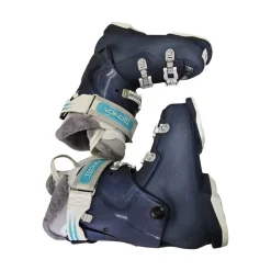Used Tecnica 85 TEN.2 WMNS SKI BOOTS Womens DH Ski Boot Navy Blue 255 MP - M07.5 - W08.5
