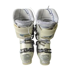 Used Tecnica VIVA PHOENIX SERIES MAX 10 SKI BOOTS Womens DH Ski Boot Tan 255 MP - M07.5 - W08.5