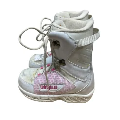 Used ThirtyTwo BOOT Girls Snowboard Boots White Junior 02