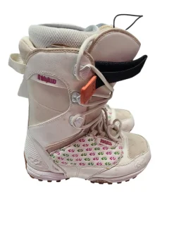 Used ThirtyTwo LASHED Womens Snowboard Boots White Senior 8.5
