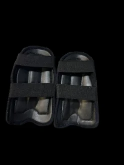 Used Ti Martial Arts Shin Pads Black Youth