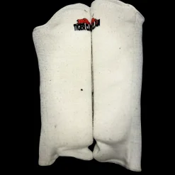 Used Tiger Claw Martial Arts Forearm Pads White Senior