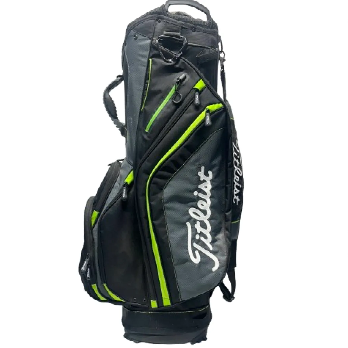 Used Titleist CART 14 Mens Cart Bag Black And Grey
