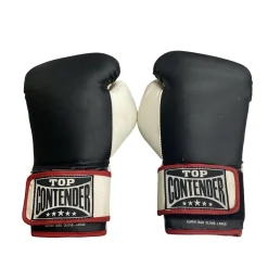 Used Top Contender Boxing Gloves Black LG