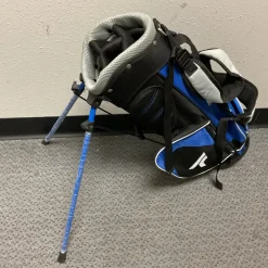 Used Top Flite Jr Stand Bag Royal Blue And Chrome