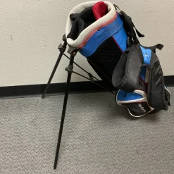 Used Top Flite Jr Stand Bag Black/Royal/Red