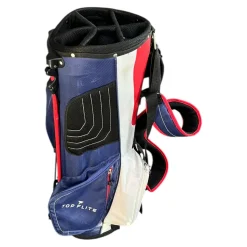 Used Top Flite STAND BAG Mens Stand Bag White/Red/Navy