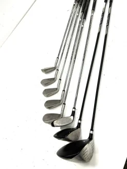 Used Top Flite TI MATRIX Mens Package Set RH Black 8 Piece