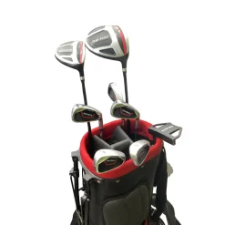 Used Top Flite TOP FLITE 8 PIECE Mens Package Set RH Black And Red 8 Piece