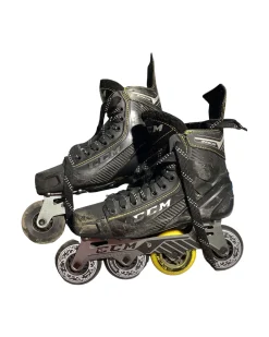 Used Tour Craft Roller Hockey Skates Black Senior 7