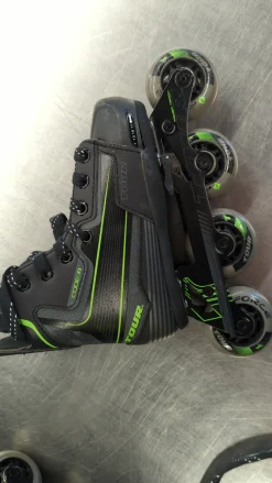 Used Tour Mission Roller Hockey Skates Black Youth 12.0