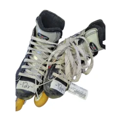 Used Tour Skate Roller Hockey Skates Grey Youth 12.0