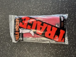 Used Trace 14000 FH Shin Guards Red 10"