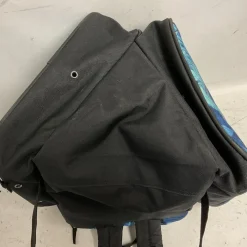 Used TRANSPACK Ice Skate Bag Black And Carolina Blue