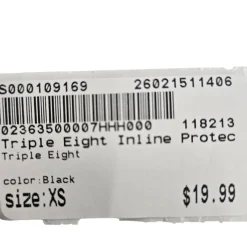 Used Triple Eight Inline Protective Set Black XS