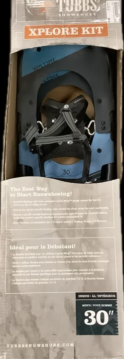 Used Tubbs Snowshoes Mens Royal Blue 30"