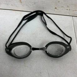 Used TYR Swim Goggles Black