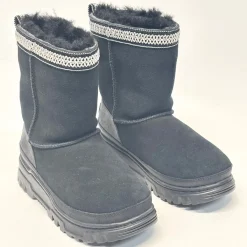 Used UGG Snow/Hunt/Hike Boots Y Black Junior 03