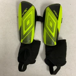 Used Umbro Soccer Shin Guards Junior Yellow MD