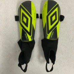 Used Umbro Soccer Shin Guards Junior Yellow Junior