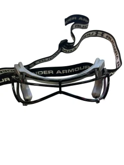 Used Under Armour GOGGLE Lacrosse Facial Protect Black Junior