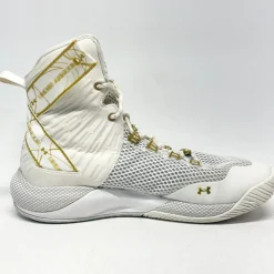 Used Under Armour HIGHLIGHT ACE HOVR VB Shoes Adult White Senior 8.5
