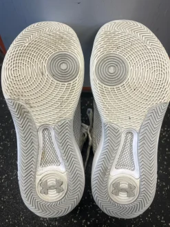 Used Under Armour HOVR Highlight Ace VB Shoes Adult White Senior 8.5