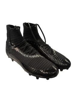 Used Under Armour INTELLIKNIT Adult FB Cleats Black Senior 11