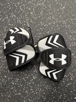 Used Under Armour Lacrosse Arm Pads/Guards Black SM