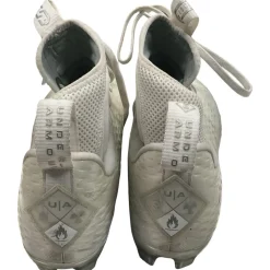 Used Under Armour LAX Cleats Mens White Senior 11.5