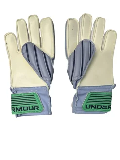 Used Under Armour MAGNETIC PRO Soccer Goalie Gloves Purple 10
