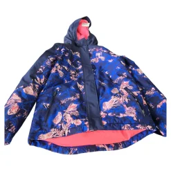 Used Under Armour Outerwear Heavy Jacket Y Pink LG
