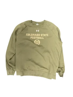 Used Under Armour Sweatshirt Green 2X