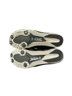 Used Under Armour Track & Field Cleats Adult Black Senior 8