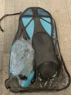 Used Underwater Mask Royal Blue